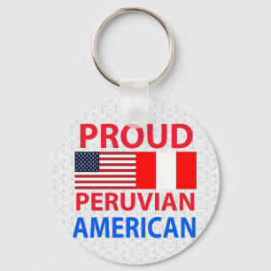 Proud Peruvian American Sleutelhanger