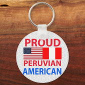 Proud Peruvian American Sleutelhanger (Voorkant)