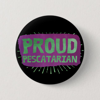 Proud pescatarian ronde button 5,7 cm