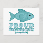 Proud Pescetarian Briefkaart (Voorkant)