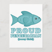 Proud Pescetarian Briefkaart (Voorkant)