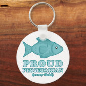 Proud Pescetarian Sleutelhanger (Voorkant)