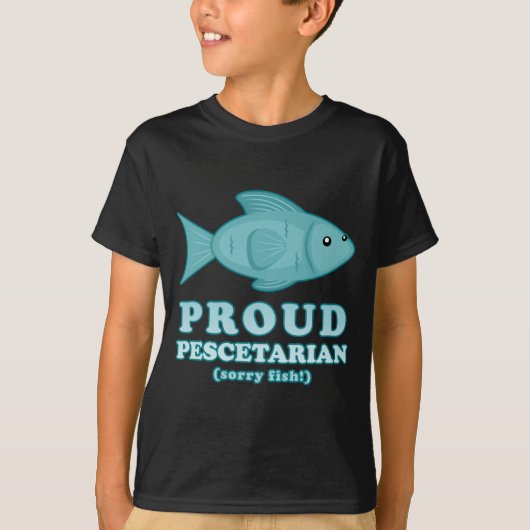 Proud Pescetarian T-shirt (Voorkant)