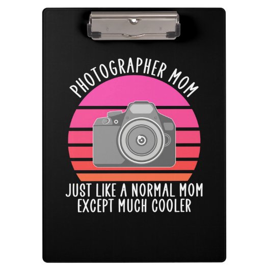 Proud Photographer mama Klembord (Voorkant)