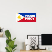 Proud Pinoy Poster (Thuiskantoor)