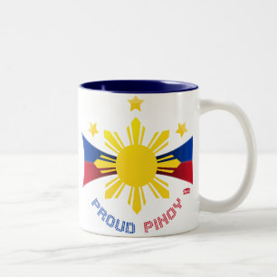 Proud Pinoy Tweekleurige Koffiemok
