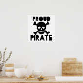 Proud Pirate Poster (Keuken)