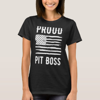 Proud Pit Boss Professional Amerikaanse vlag T-shirt