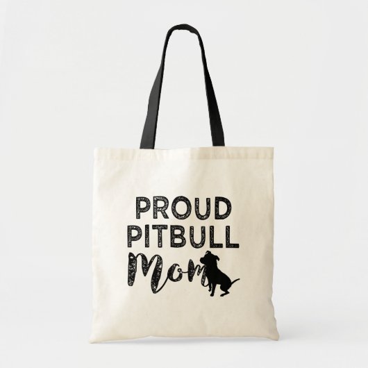 Proud Pit bull Ma canvas tas (Voorkant)