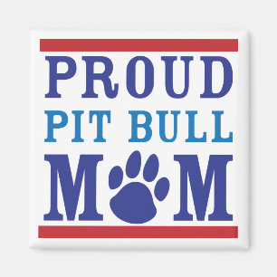 Proud Pit Bull Mam Magnet