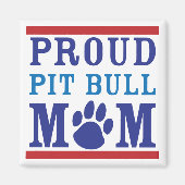 Proud Pit Bull Moeder Magneet (Voorkant)