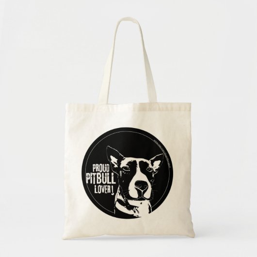 PROUD PITBULL LOVER TAS (Voorkant)