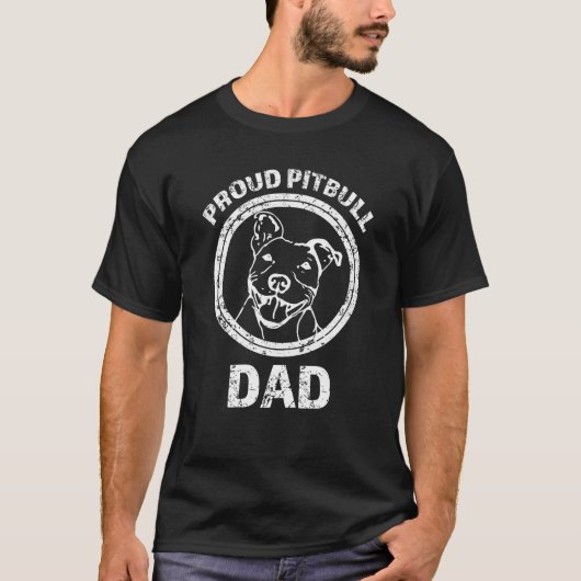 Proud Pitbull Pap mannen shirt (Voorkant)