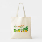 Proud plant bovenliggende groep tote bag (Achterkant)