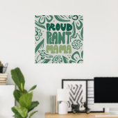 Proud Plant Mama – Bold Plant Lover Poster (Thuiskantoor)