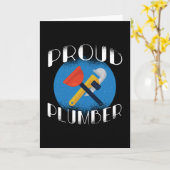 PROUD PLUMBER KAART (Gele Bloem)