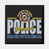 Proud Police Moeder Magneet (Voorkant)