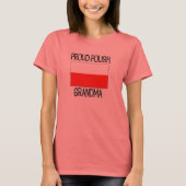 Proud Polish Grandma T-shirt (Voorkant)
