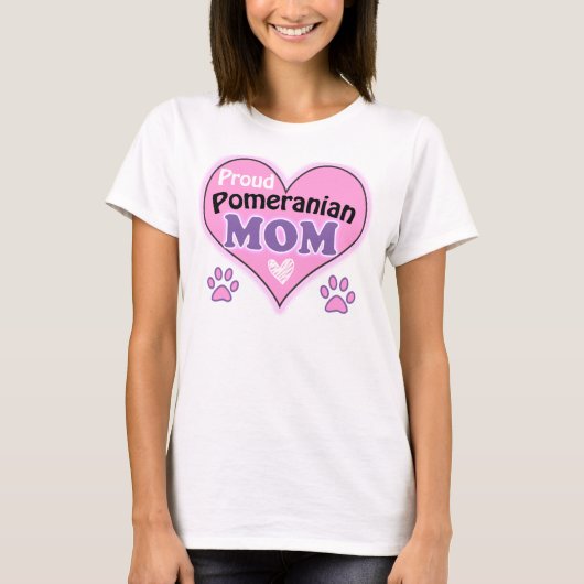 Proud Pomeranian Ma T Shirt (Voorkant)