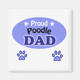 Proud Poodle dad Magneet