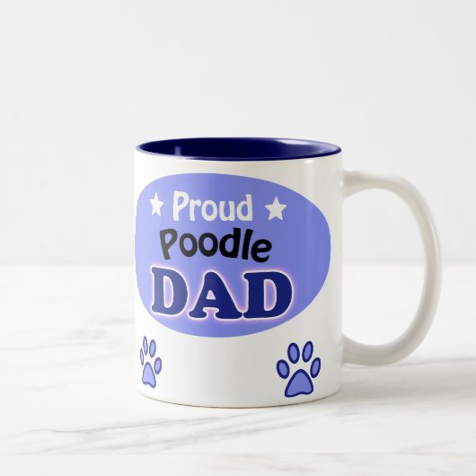 Proud Poodle Tweekleurige Koffiemok (Rechts)