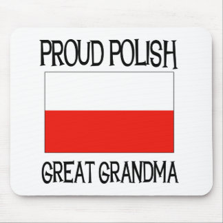 Proud Poolse grootmoeder Muismat