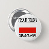 Proud Poolse Grote Opa Ronde Button 5,7 Cm (Voorkant /achterkant)
