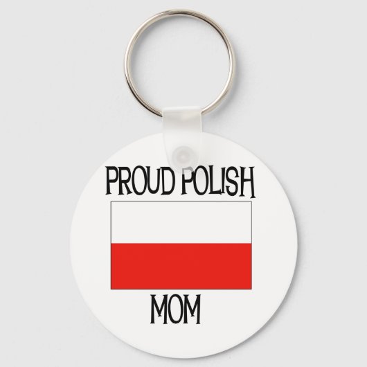 Proud Poolse mam Sleutelhanger (Voorkant)