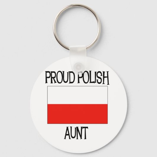 Proud Poolse tante Sleutelhanger (Voorkant)