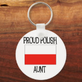 Proud Poolse tante Sleutelhanger (Voorkant)