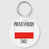 Proud Poolse vader Sleutelhanger (Voorkant)