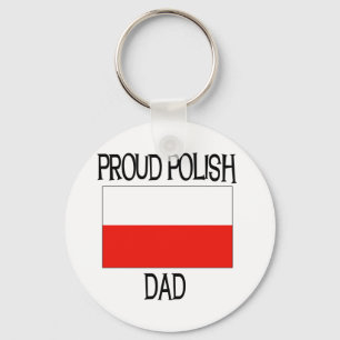 Proud Poolse vader Sleutelhanger