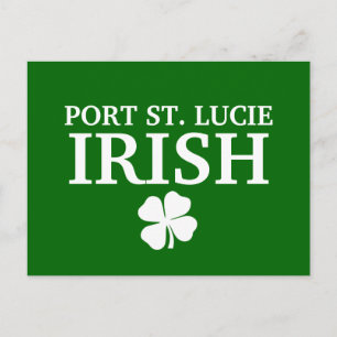 Proud PORT ST. LUCIE IRISH! st Patrick's day Briefkaart