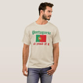 Proud Portugees T-shirt (Voorkant volledig)