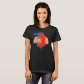 Proud Portugese vlag T-shirt (Voorkant volledig)