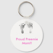 Proud Preemie Mam! Sleutelhanger (Voorkant)