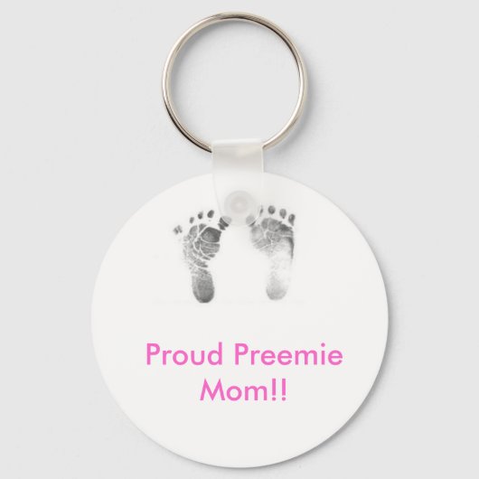 Proud Preemie Mam! Sleutelhanger (Voorkant)