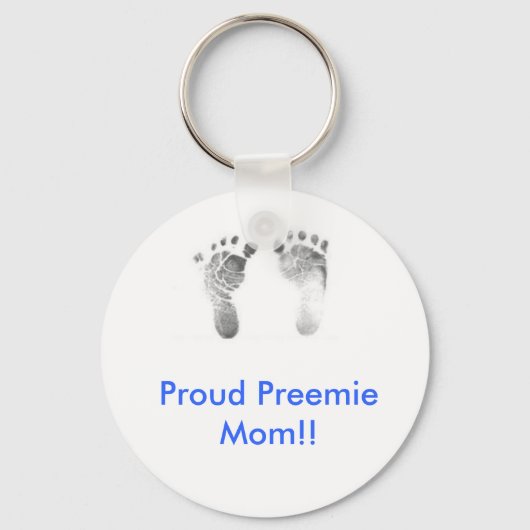 Proud Preemie Mam! Sleutelhanger (Voorkant)