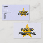 Proud Principal Visitekaartje (Voorkant / Achterkant)