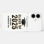 Proud, Protected, and Graduated – Happy Graduation Case-Mate iPhone Case (Achterkant (horizontaal))