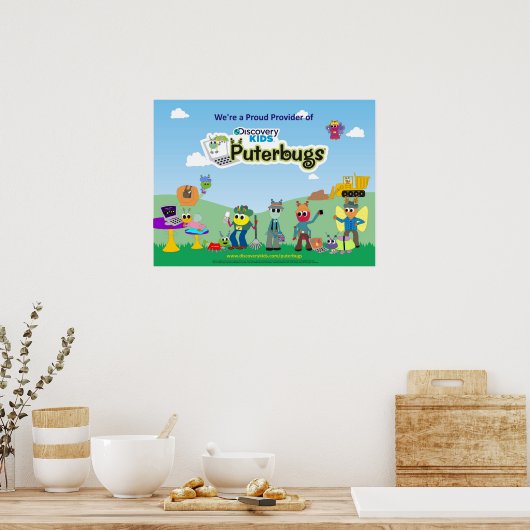 Proud Provider van Discovery Kinder Puterbugs Poster (Keuken)