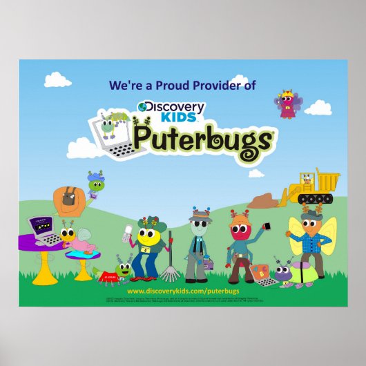 Proud Provider van Discovery Kinder Puterbugs Poster (Voorkant)