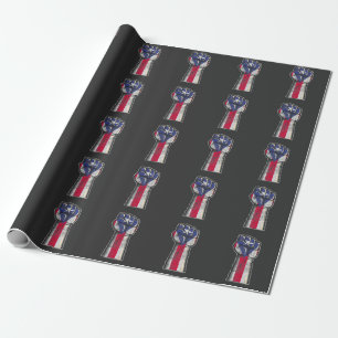Proud Puerto Rican Roots Proud Puerto Flag Cadeaupapier