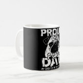 Proud Pug Dad Koffiemok (Voorkant links)
