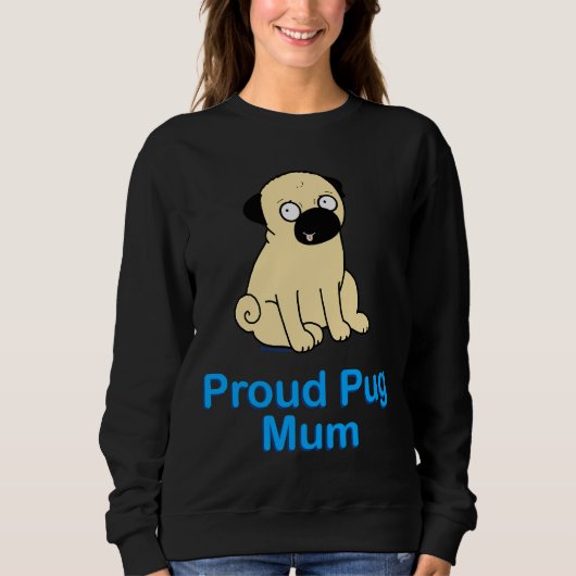 Proud Pug Mum Classic T-shirt 466 (Voorkant)