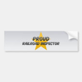 Proud Railroad Inspector Bumpersticker (Voorkant)