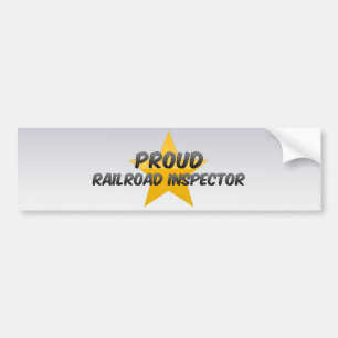 Proud Railroad Inspector Bumpersticker