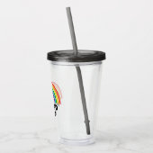Proud Rainbow Pap Acryl Drinkbeker (Links)