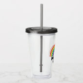 Proud Rainbow Pap Acryl Drinkbeker (Rechts)
