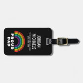 Proud Rainbow Pap Bagagelabel (Voorkant horizontaal)